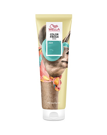 Wella Color Fresh Mint - Оттеночная кремовая маска для временного яркого освежения цвета 150 мл - hairs-russia.ru
